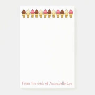 Eistüten Post-it Klebezettel