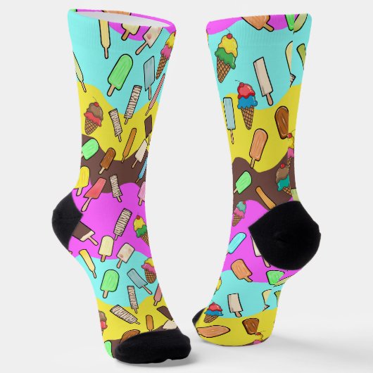 Eistüten und Neapolitaner Socken (Gewinkelt)