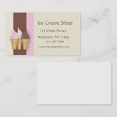 Eistüten Visitenkarte (Vorne/Hinten)