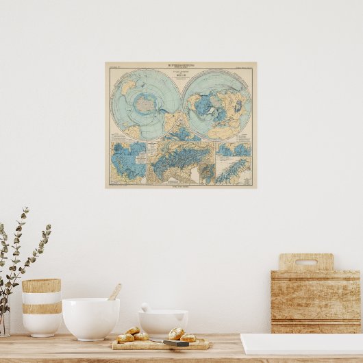 Eisung Atlas Poster (Küche)