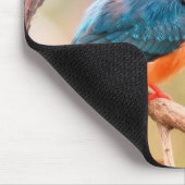 Eisvogel auf Ast sitzend Mousepad (Ecke)