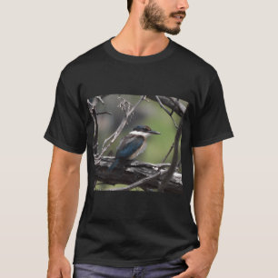 Eisvogel auf einem Ast T-Shirt