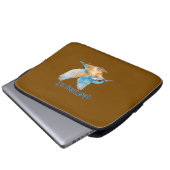 Eisvogel-Badmatte Laptopschutzhülle (Vorne Knopf)