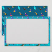 Eisvögel Briefpapier (Vorne/Hinten)