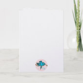 Eisvogel Dankeskarte Karte (Rückseite)