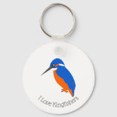 Eisvogel-Design Schlüsselanhänger (Vorderseite)
