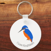 Eisvogel-Design Schlüsselanhänger (Vorderseite)