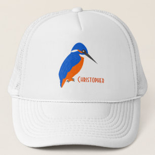 Eisvogel-Entwurf addieren gerade Namen Truckerkappe