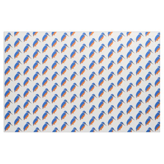 Eisvogel-Entwurf Stoff (Yard (91,4 cm))
