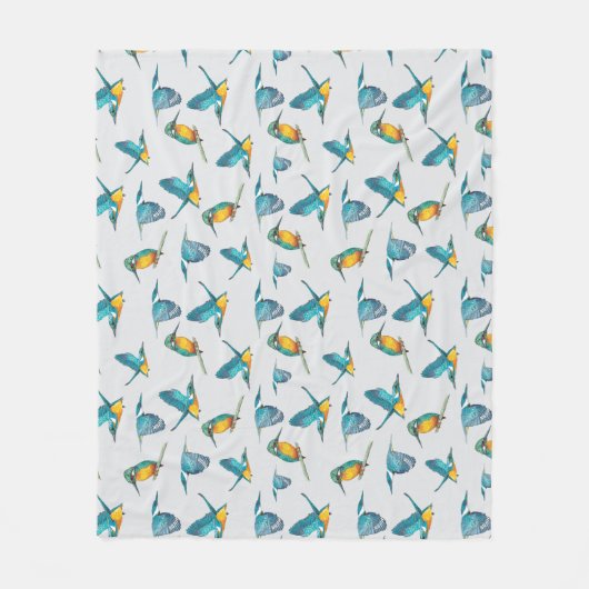 Eisvogel Fleecedecke (Vorderseite)