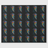 Eisvogel Geschenkpapier (Flach)