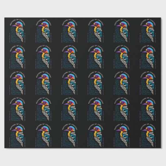 Eisvogel Geschenkpapier (Flach)