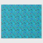 Eisvögel Geschenkpapier (Flach)
