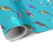 Eisvögel Geschenkpapier (Rolleneckpunkt)