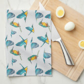 Eisvogel Geschirrtuch (Viertel Falte)