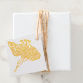 Eisvogel Gold Favor Tag (Mit Box)