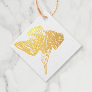 Eisvogel Gold Favor Tag