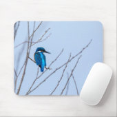 Eisvogel im Ansitz Mousepad (Mit Mouse)