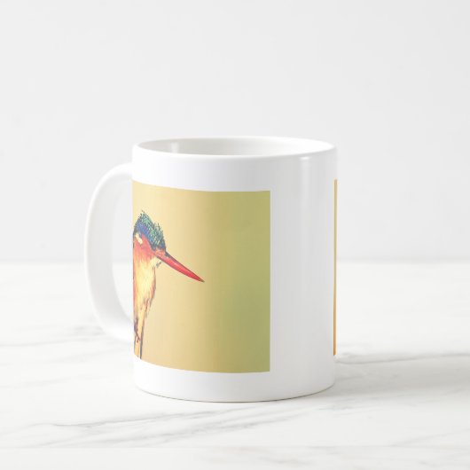 Eisvogel Kaffeetasse (Vorderseite Links)