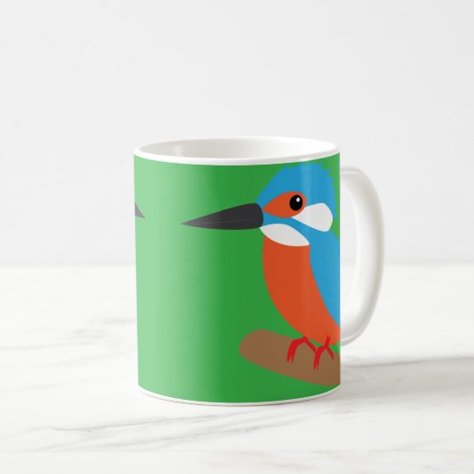 Eisvogel Kaffeetasse (VorderseiteRechts)
