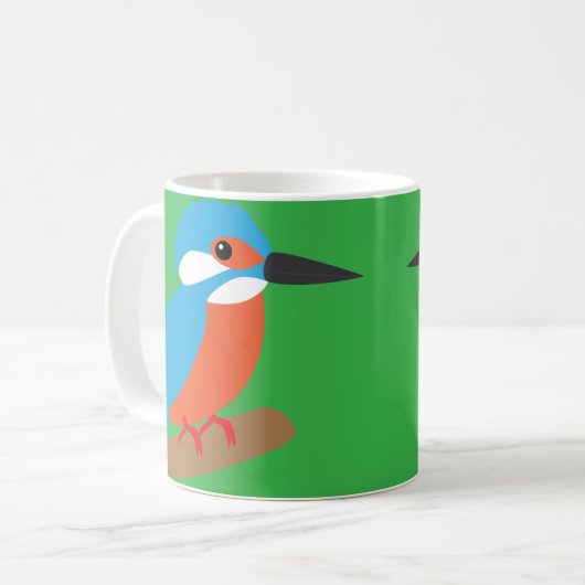 Eisvogel Kaffeetasse (Vorderseite Links)