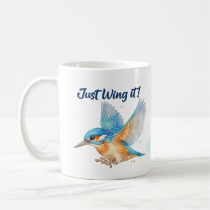 Eisvogel-Kaffeetasse – Einfach Fliegen! Kaffeetasse