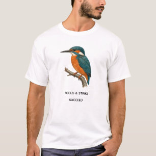 Eisvogel-Kaffeetasse - Vintage-Vogel Botanische Ta T-Shirt
