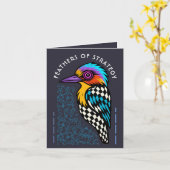 Eisvogel Karte (Gelbe Blume)
