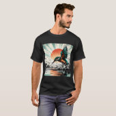 Eisvogel, KI-generierte Kunst T-Shirt (Vorne ganz)