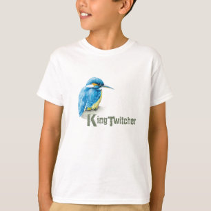 Eisvogel-König Twitcher Birdwatcher scherzt T - T-Shirt