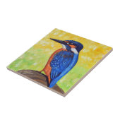 Eisvogel-Malerei Fliese (Seite)