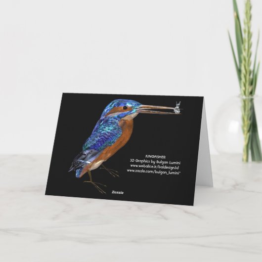 EISVOGEL-MONOGRAMM, blauer Saphir, schwarz (Rückseite)