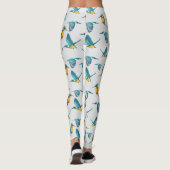 Eisvogel-Muster Leggings (Rückseite)
