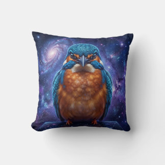 Eisvogel-Nebel-Weltraumkissen Kissen