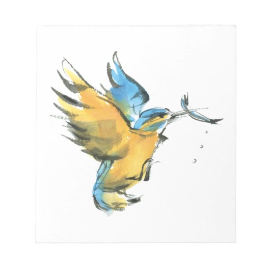 Eisvogel Notizblock (Vorderseite)