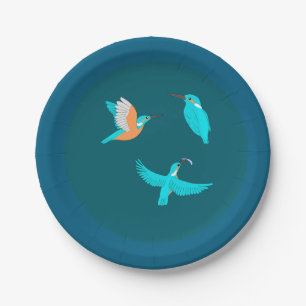 Eisvögel Pappteller