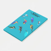 Eisvögel Post-it Klebezettel (angewinkelt)