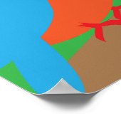 Eisvogel Poster (Ecke)