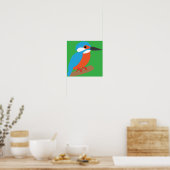 Eisvogel Poster (Küche)