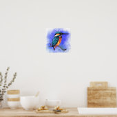 Eisvogel Poster Gemälde (Küche)