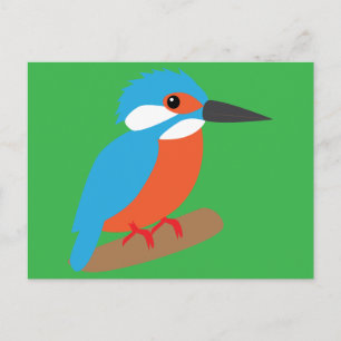 Eisvogel Postkarte