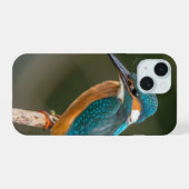 Eisvogel-Profilfoto iPhone 15 Hülle (Rückseite (Horizontal))