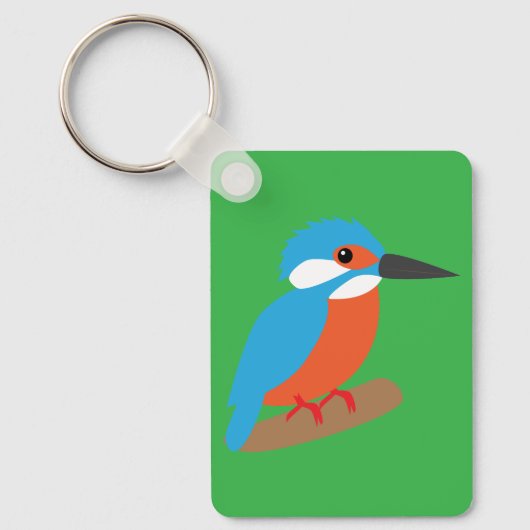 Eisvogel Schlüsselanhänger (Vorderseite)