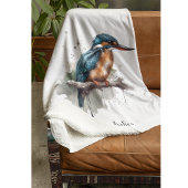 Eisvogel Serenity Fleecedecke