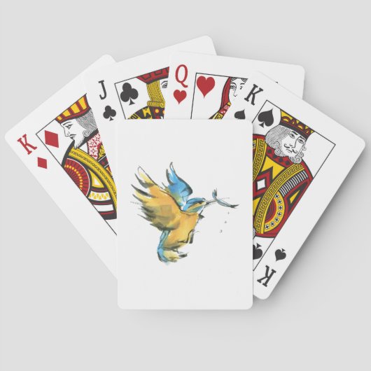 Eisvogel Spielkarten (Rückseite)