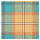 Eisvogel-Tartan Stoff (Nahaufnahme)
