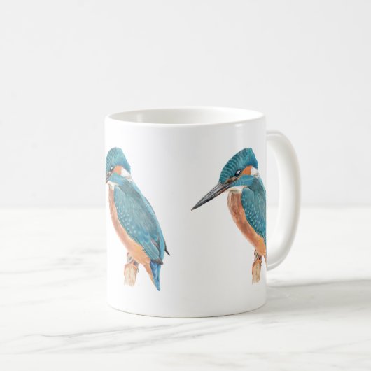 Eisvogel-Tasse Kaffeetasse (VorderseiteRechts)