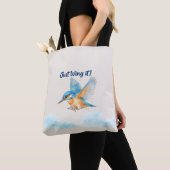 Eisvogel-Tragetasche Tasche (Von Nahem)