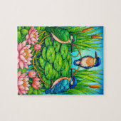 Eisvogel-Trio-Jigsaw-Puzzle Puzzle (Horizontal)