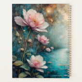 Eisvogel und rosa Rosen Planer (Rückseite)